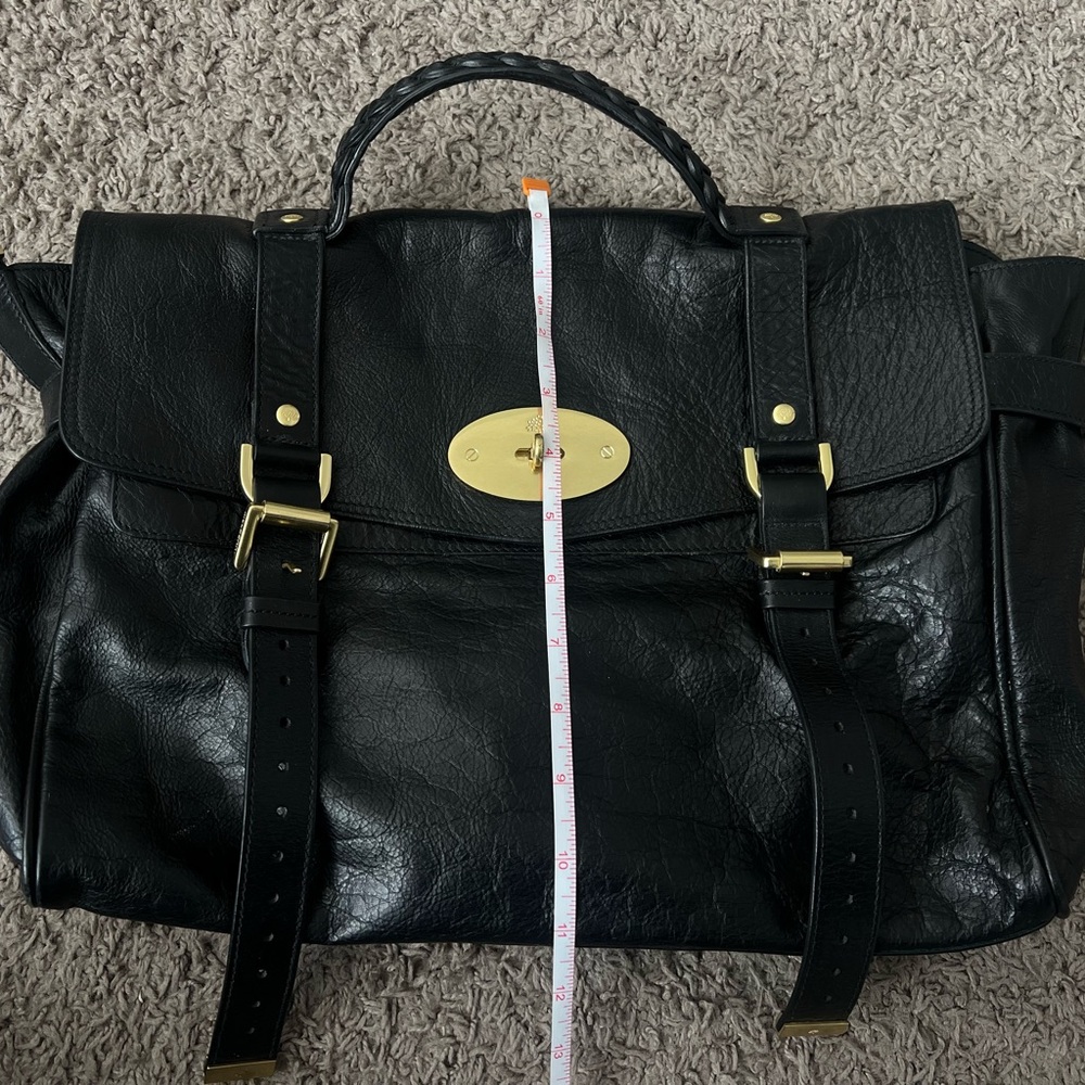 Vintage Mulberry Oversized Alexa with Gold Accents - Picture 3 of 10